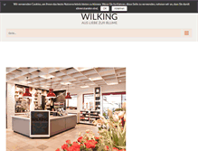 Tablet Screenshot of blumen-wilking.de